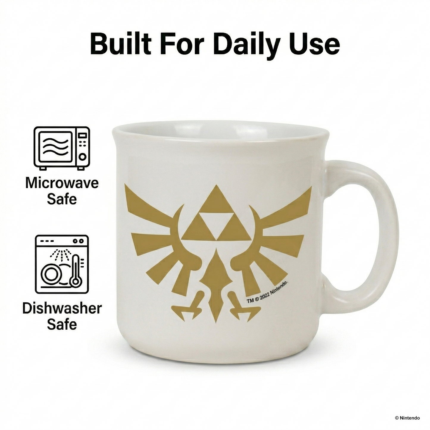 Zelda - Hyrule Crest Camper Ceramic Mug (20oz)