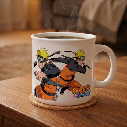 Naruto Shippuden - Fight Action - 20 Oz Camper Mug