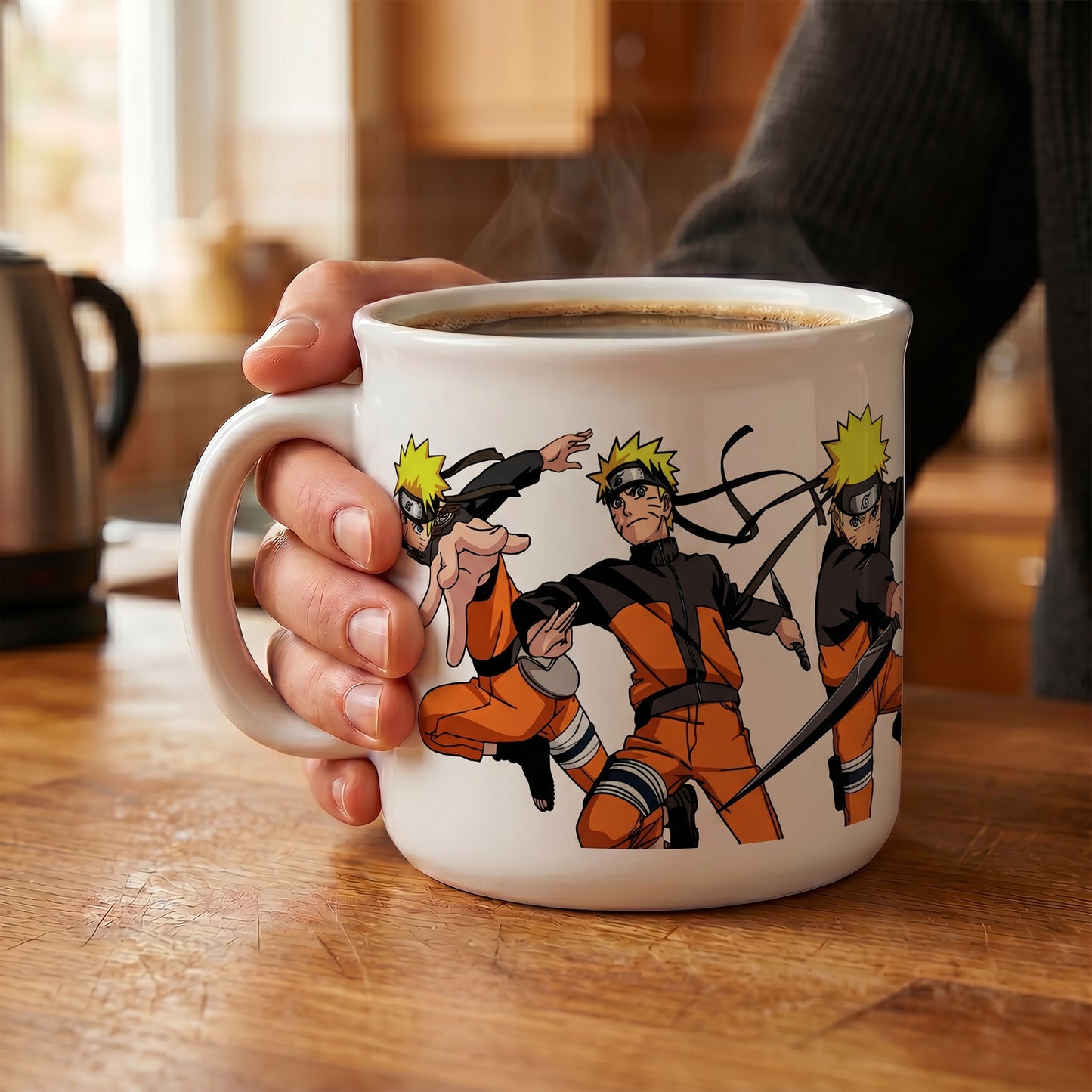 Naruto Shippuden - Fight Action - 20 Oz Camper Mug