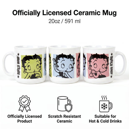Betty Boop - Tricolor Boop - 20 Oz Camper Mug