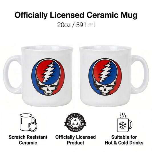 Grateful Dead - Skull Logo - 20 Oz Camper Mug
