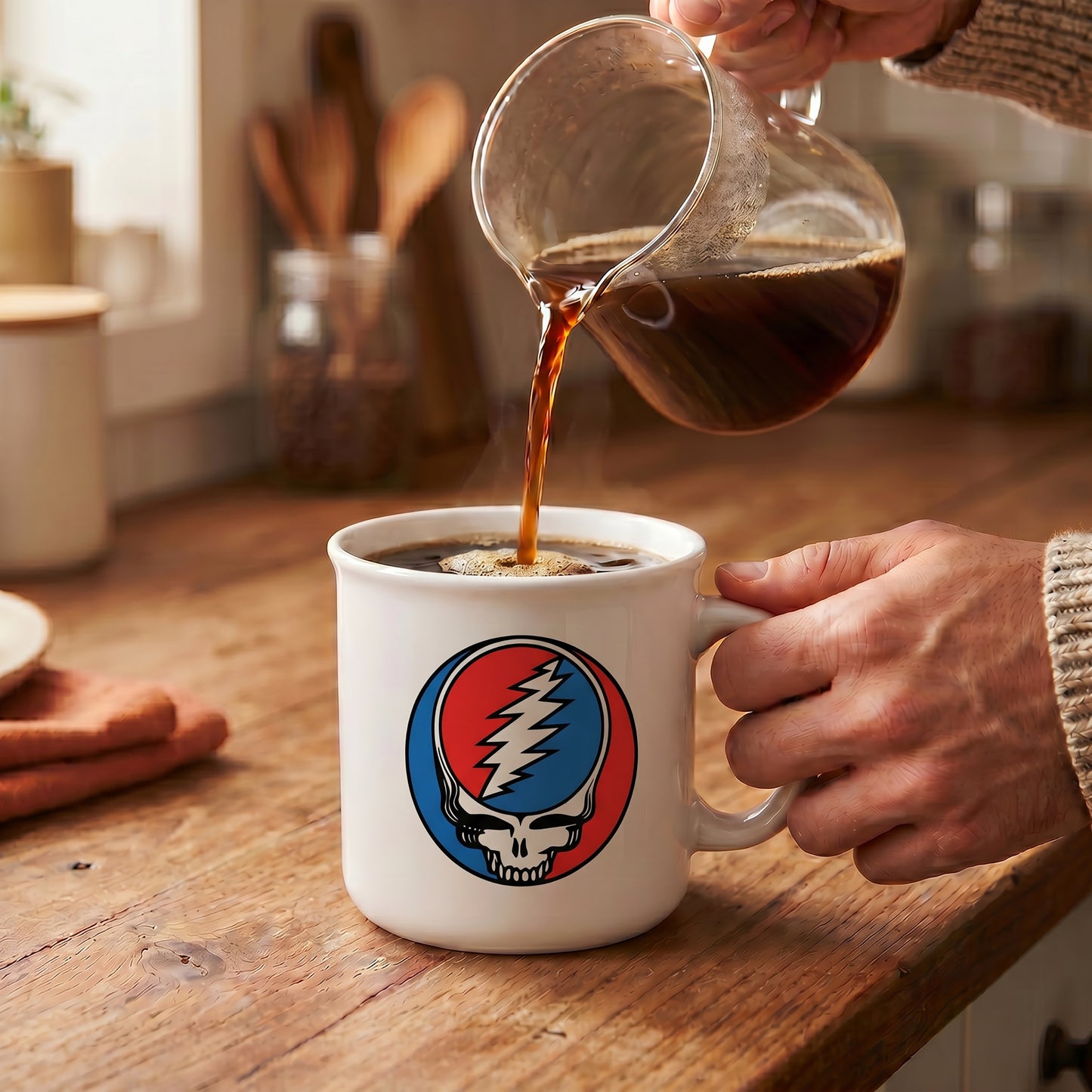 Grateful Dead - Skull Logo - 20 Oz Camper Mug