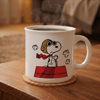 Peanuts - Flying Ace-Doghouse - 20 Oz Camper Mug
