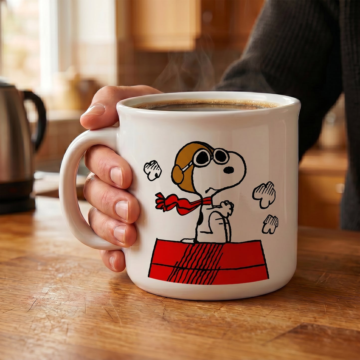 Peanuts - Flying Ace-Doghouse - 20 Oz Camper Mug
