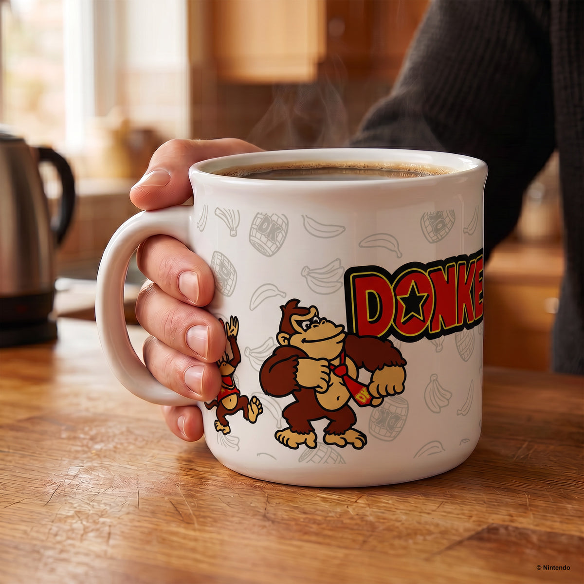 Donkey Kong - Monkey Business White - 20 Oz Camper Mug