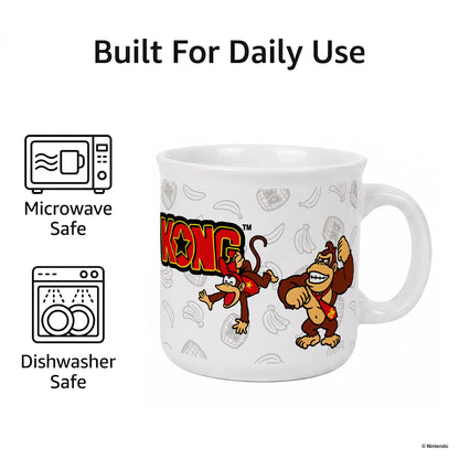 Donkey Kong - Monkey Business White - 20 Oz Camper Mug