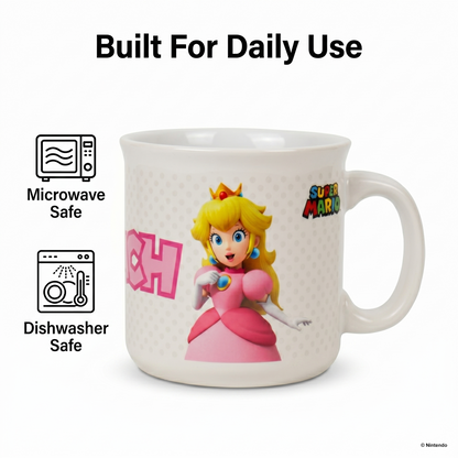 Super Mario- The Princess Camper Ceramic Mug (20oz)