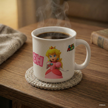 Super Mario- The Princess Camper Ceramic Mug (20oz)