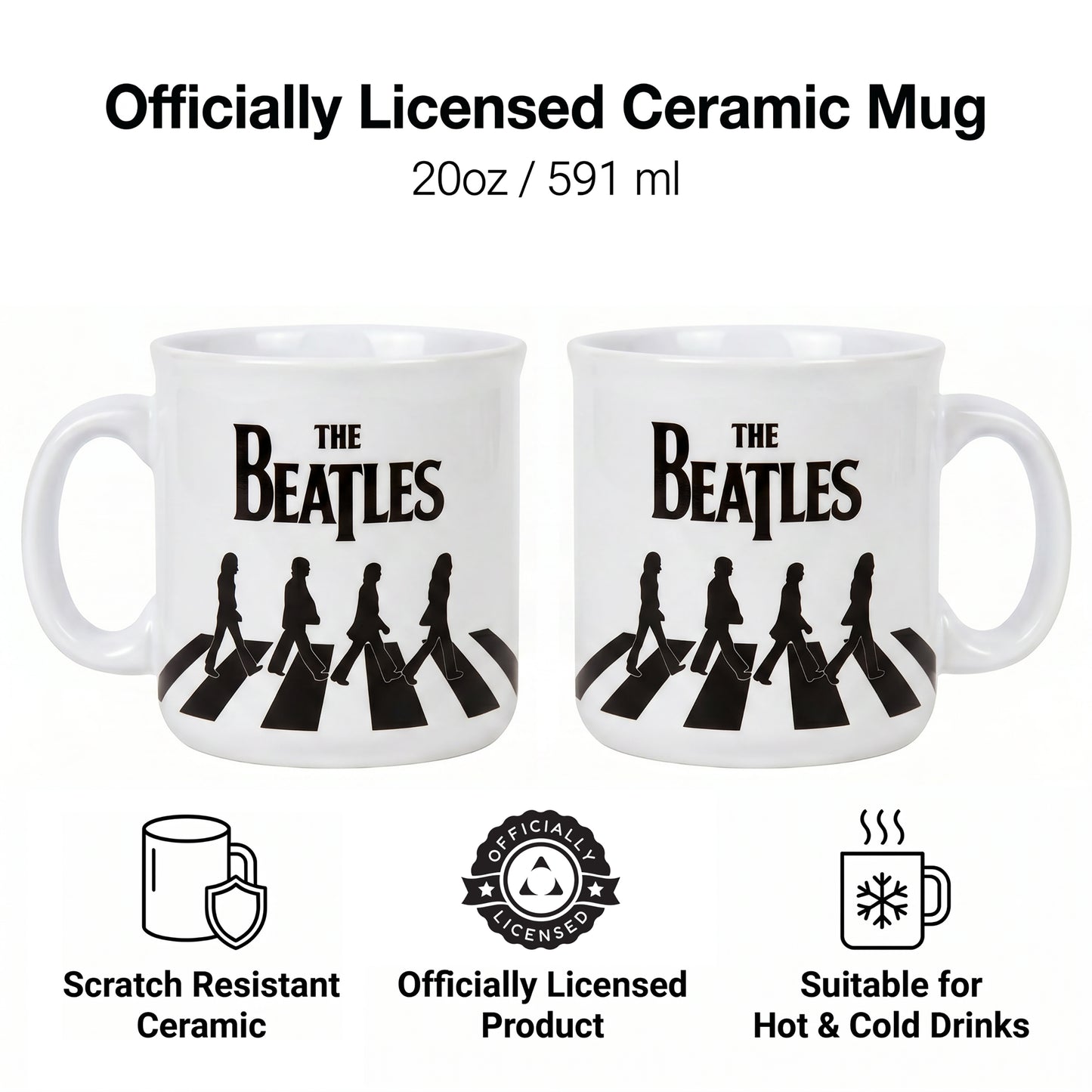 The Beatles - Abbey Road-Walk - 20 Oz Camper Mug