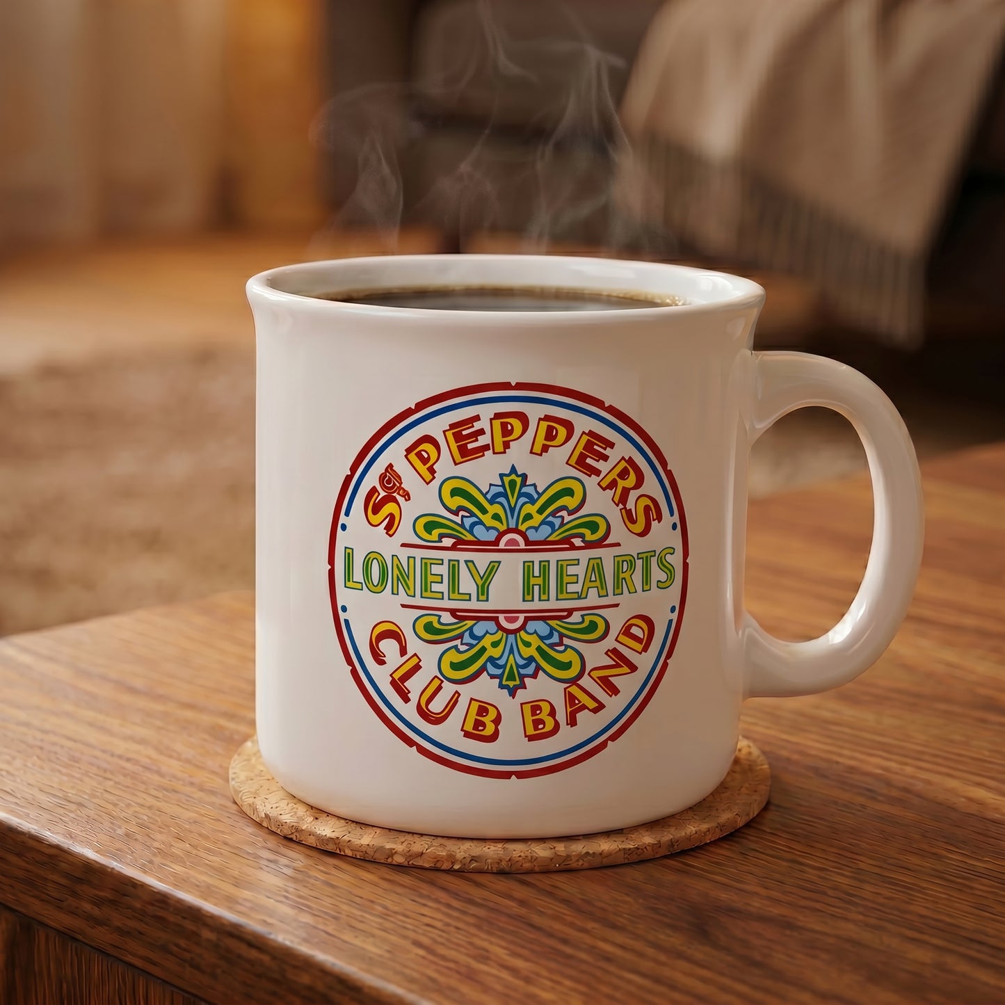 The Beatles - Sgt. Pepper Drum - 20 Oz Camper Mug