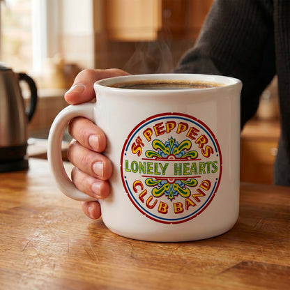 The Beatles - Sgt. Pepper Drum - 20 Oz Camper Mug