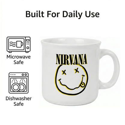 Nirvana - Smiley - 20 Oz Camper Mug