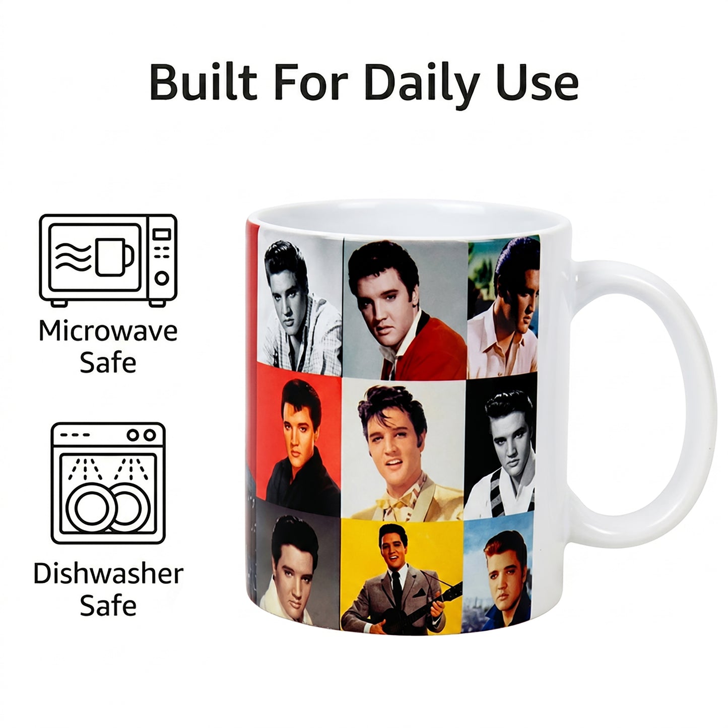 Elvis Presley - Portrait Composite - 11 Oz Mug