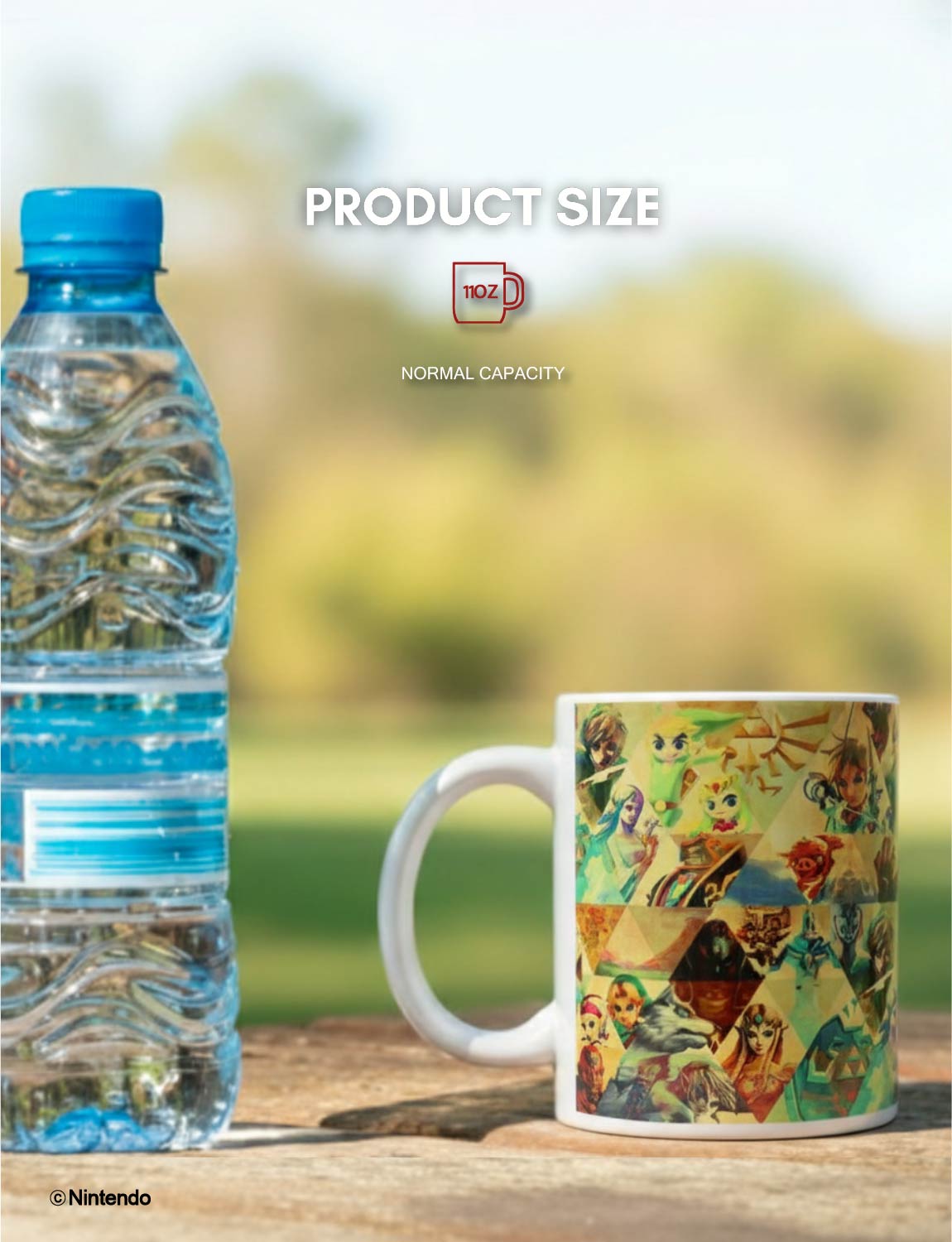 Zelda™: Character Montage Ceramic Mug (11 oz) - Official Nintendo Coffee Cup - packaging