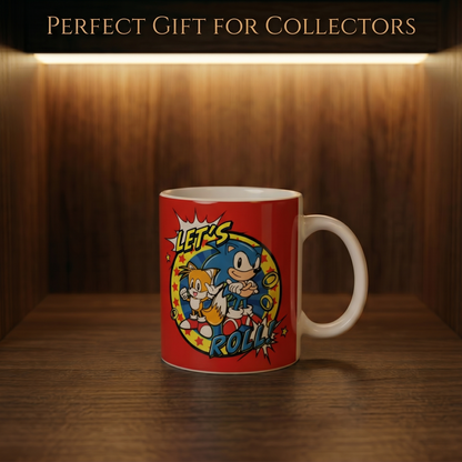 Sonic - Let's Roll Ceramic Mug (11 oz)