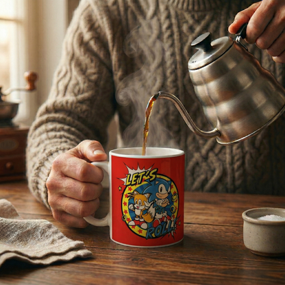 Sonic - Let's Roll Ceramic Mug (11 oz)