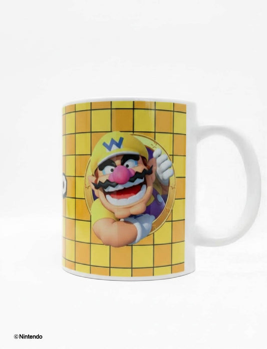 Super Mario™: 3D Port Wario Mug (11 oz) - Official Nintendo Ceramic Cup - front view