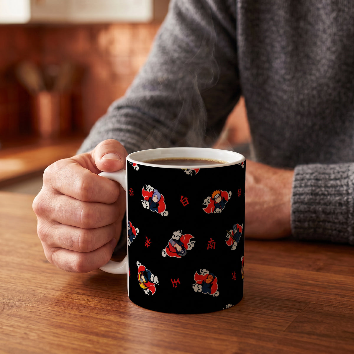 Naruto - Akatsuki Pattern - 11 Oz Mug