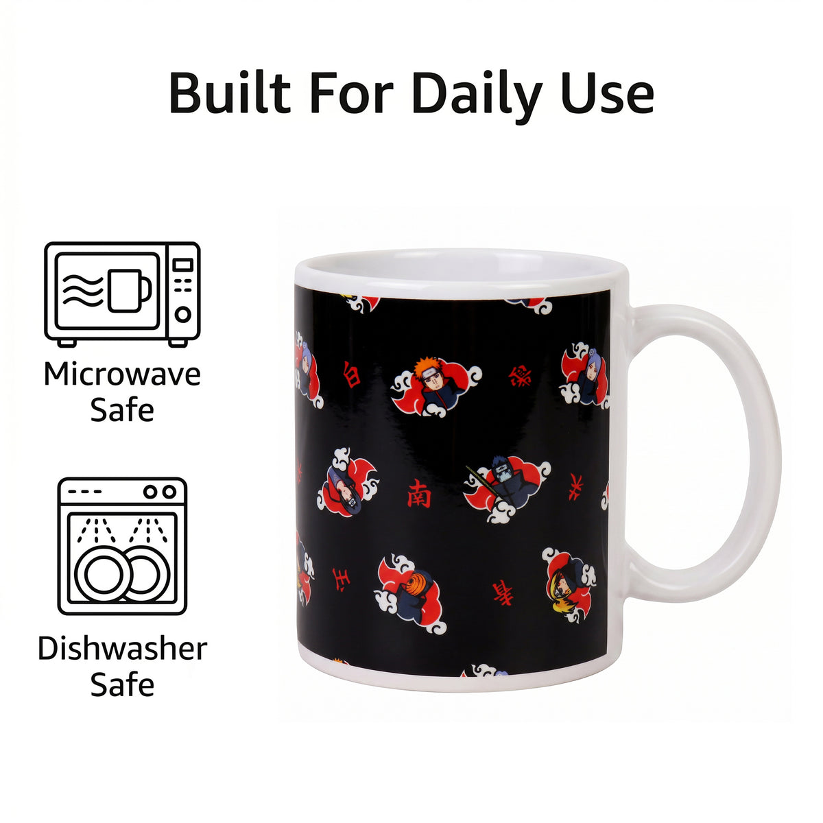Naruto - Akatsuki Pattern - 11 Oz Mug