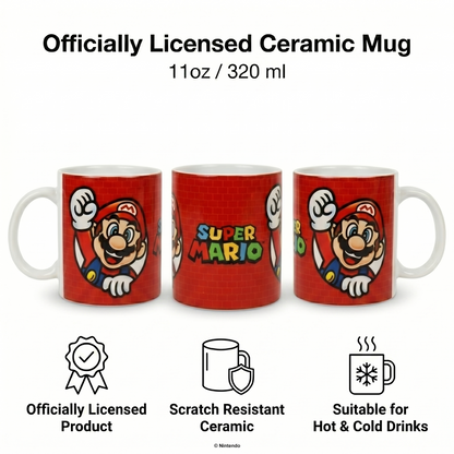 Super Mario - Bricks Ceramic Mug (11 oz)