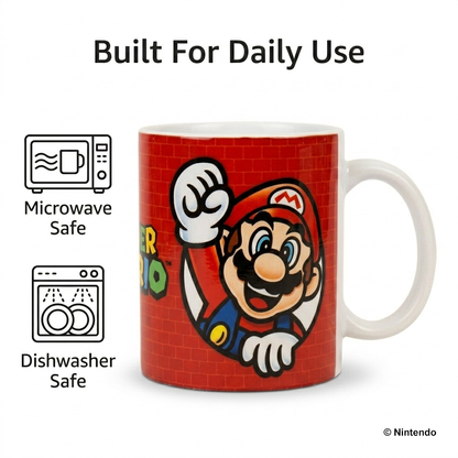 Super Mario - Bricks Ceramic Mug (11 oz)