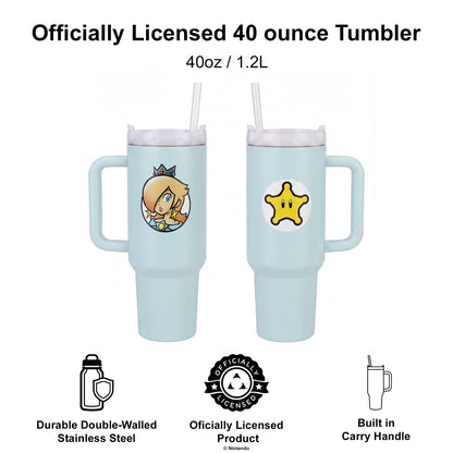 Super Mario™ – Rosalina & Icon 40oz Stainless Steel Tumbler