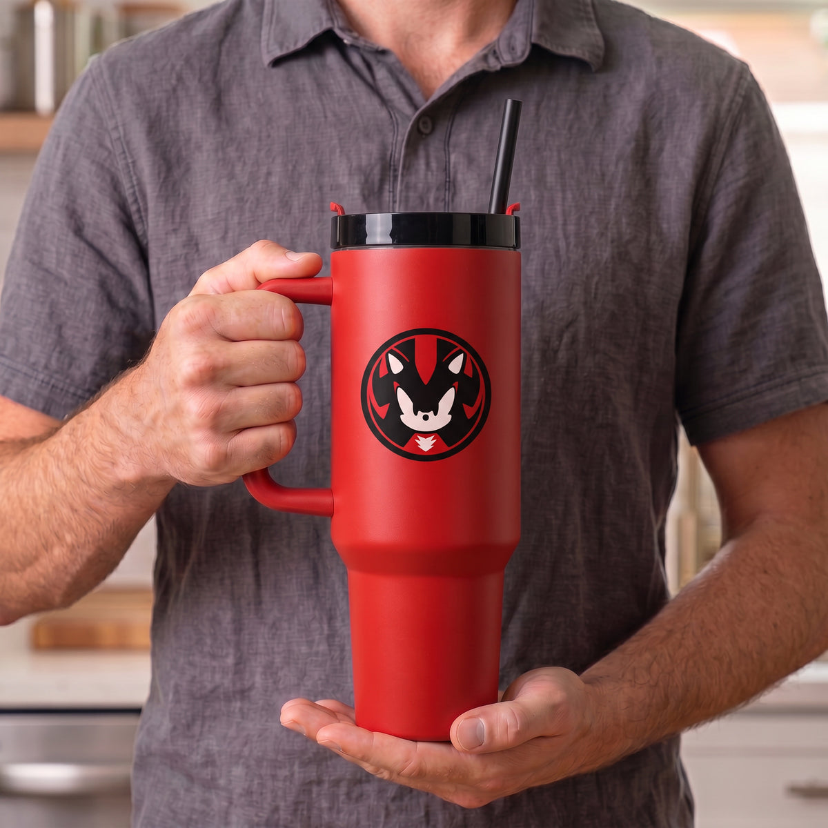 Modern Sonic - Shadow Icon 40oz Stainless Steel Tumbler