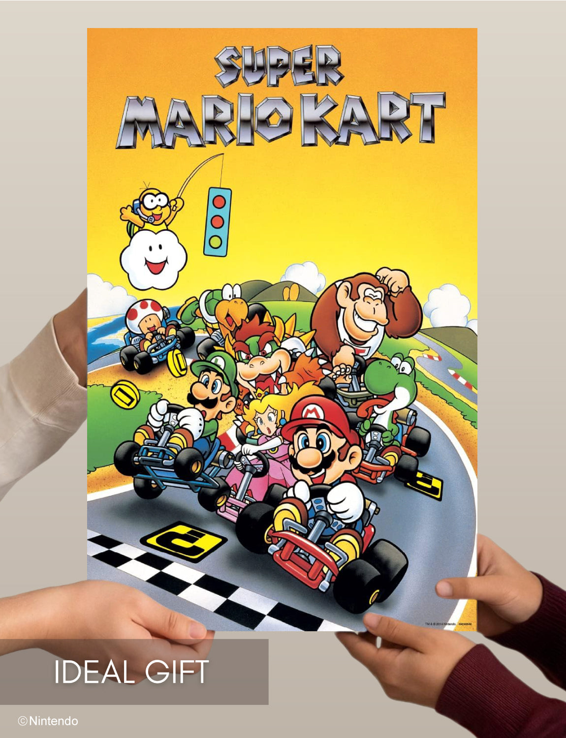 Super Mario Kart™: Retro Racing Poster (11x17) - Official Nintendo Wall Art - packaging