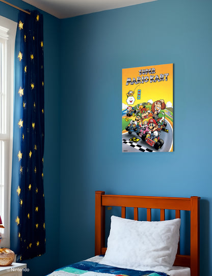 Super Mario Kart™: Retro Racing Poster (11x17) - Official Nintendo Wall Art - detail close-up