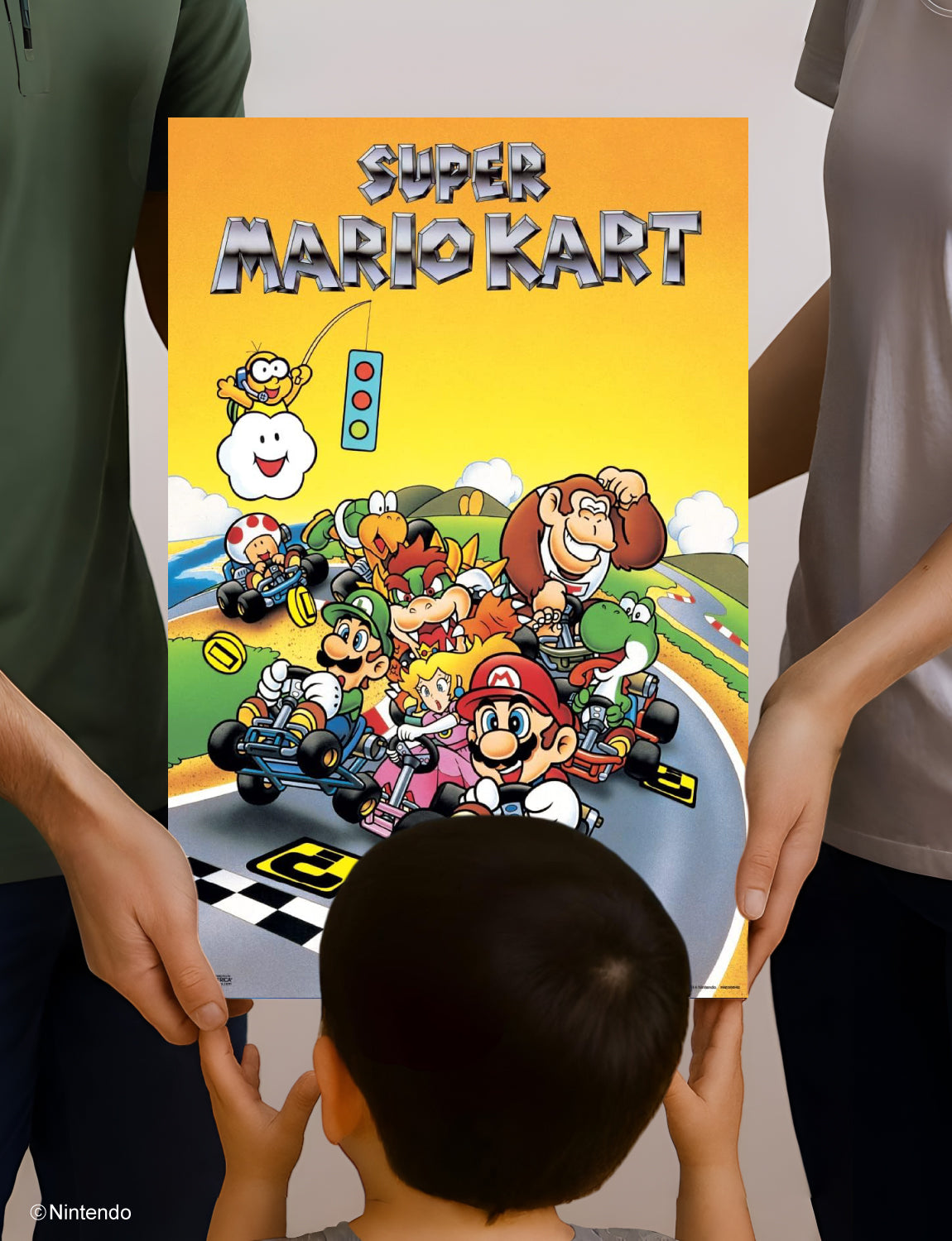 Super Mario Kart™: Retro Racing Poster (11x17) - Official Nintendo Wall Art - alternate angle