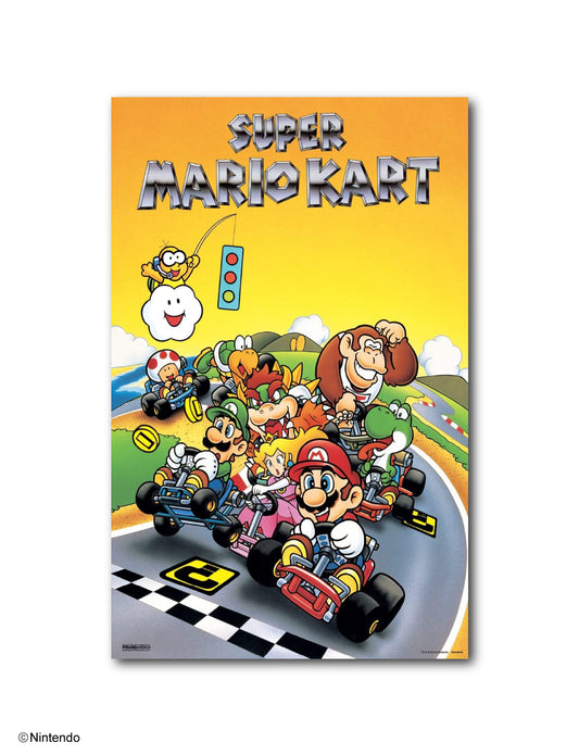Super Mario Kart™: Retro Racing Poster (11x17) - Official Nintendo Wall Art - front view