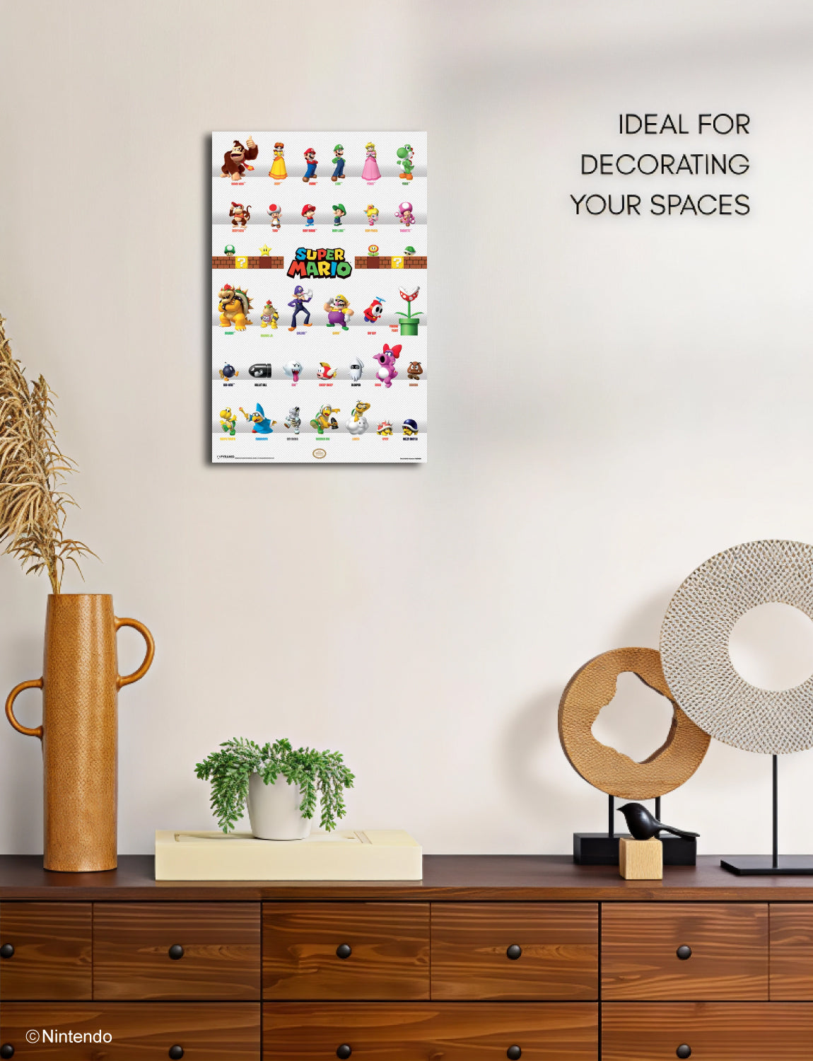 Super Mario™: Group Characters Wall Poster (11x17) - Official Nintendo Decor - view 7