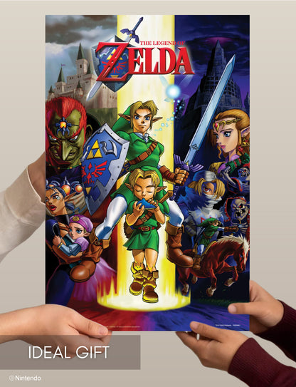 Zelda™: Ocarina of Time Wall Poster (11x17) - Official Nintendo Decor - packaging
