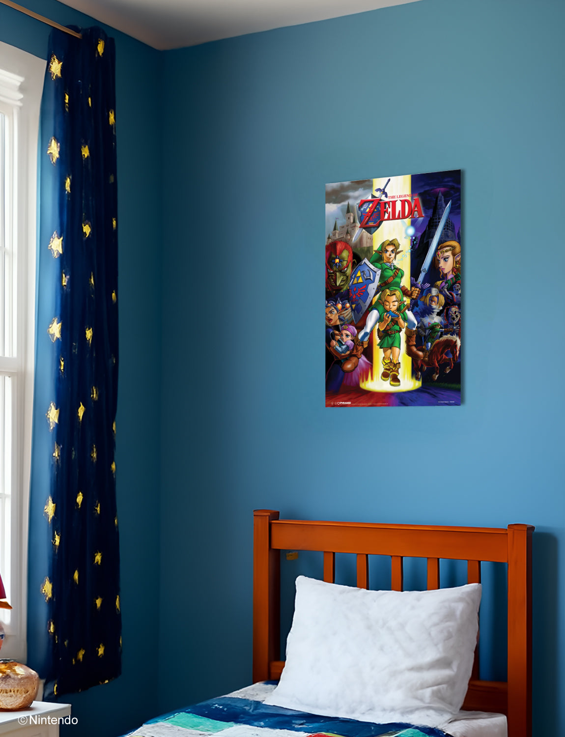 Zelda™: Ocarina of Time Wall Poster (11x17) - Official Nintendo Decor - detail close-up