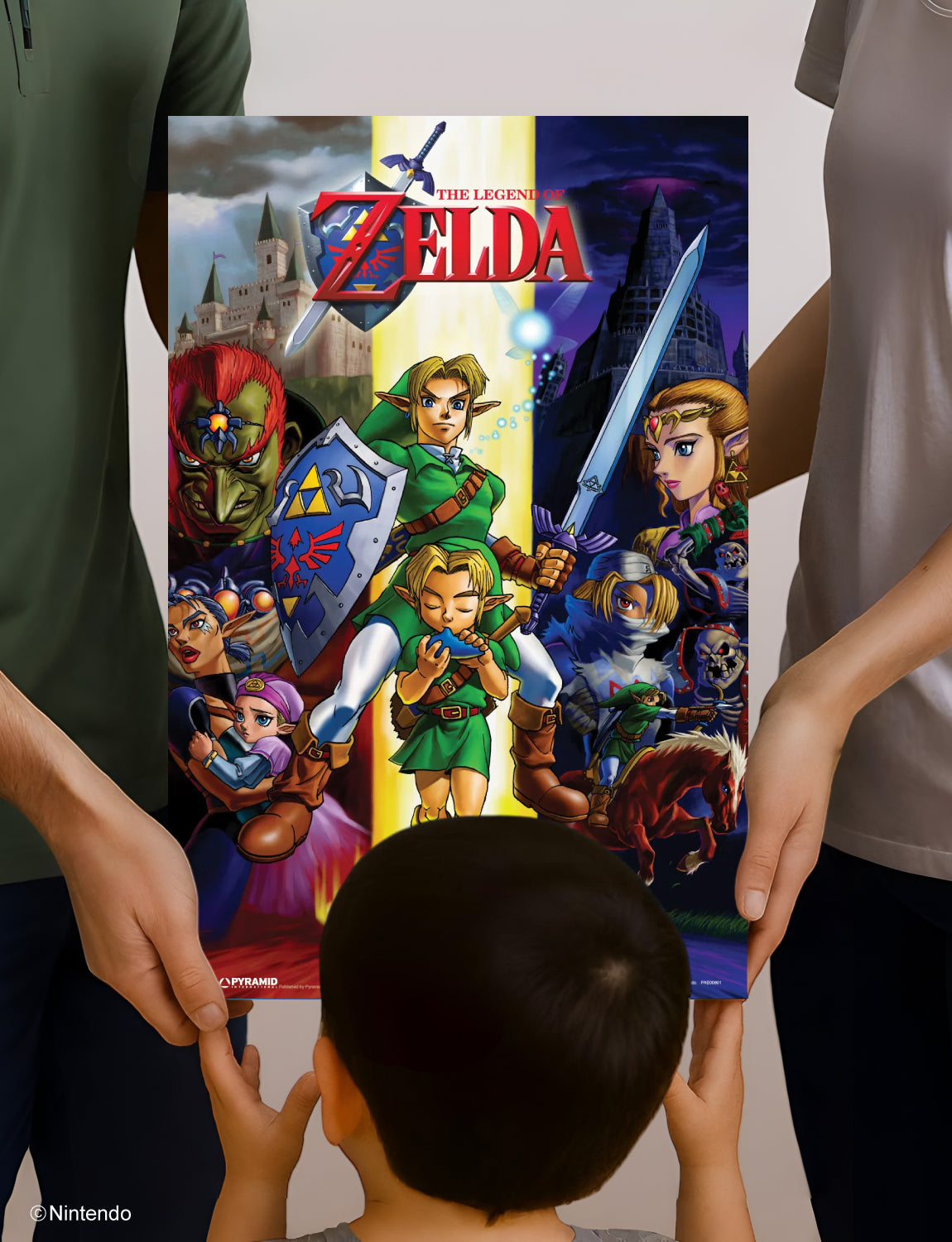 Zelda™: Ocarina of Time Wall Poster (11x17) - Official Nintendo Decor - alternate angle
