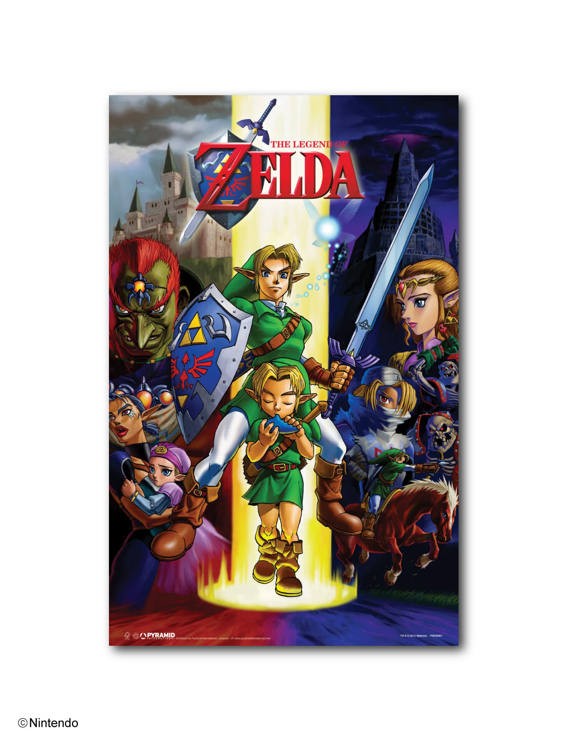 Zelda™: Ocarina of Time Wall Poster (11x17) - Official Nintendo Decor - front view