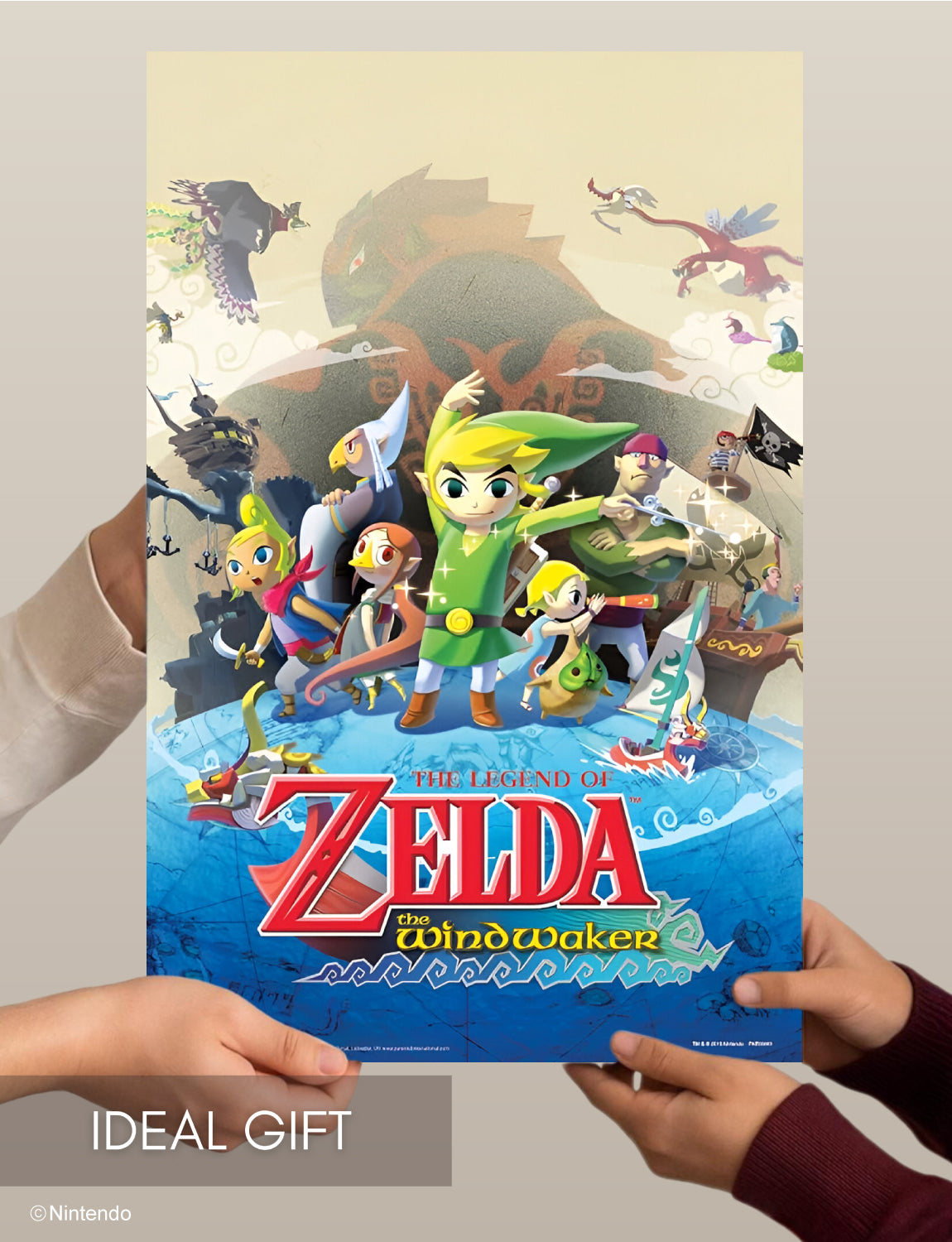 Zelda™: The Wind Waker Poster (11x17) - Official Nintendo Wall Art - packaging
