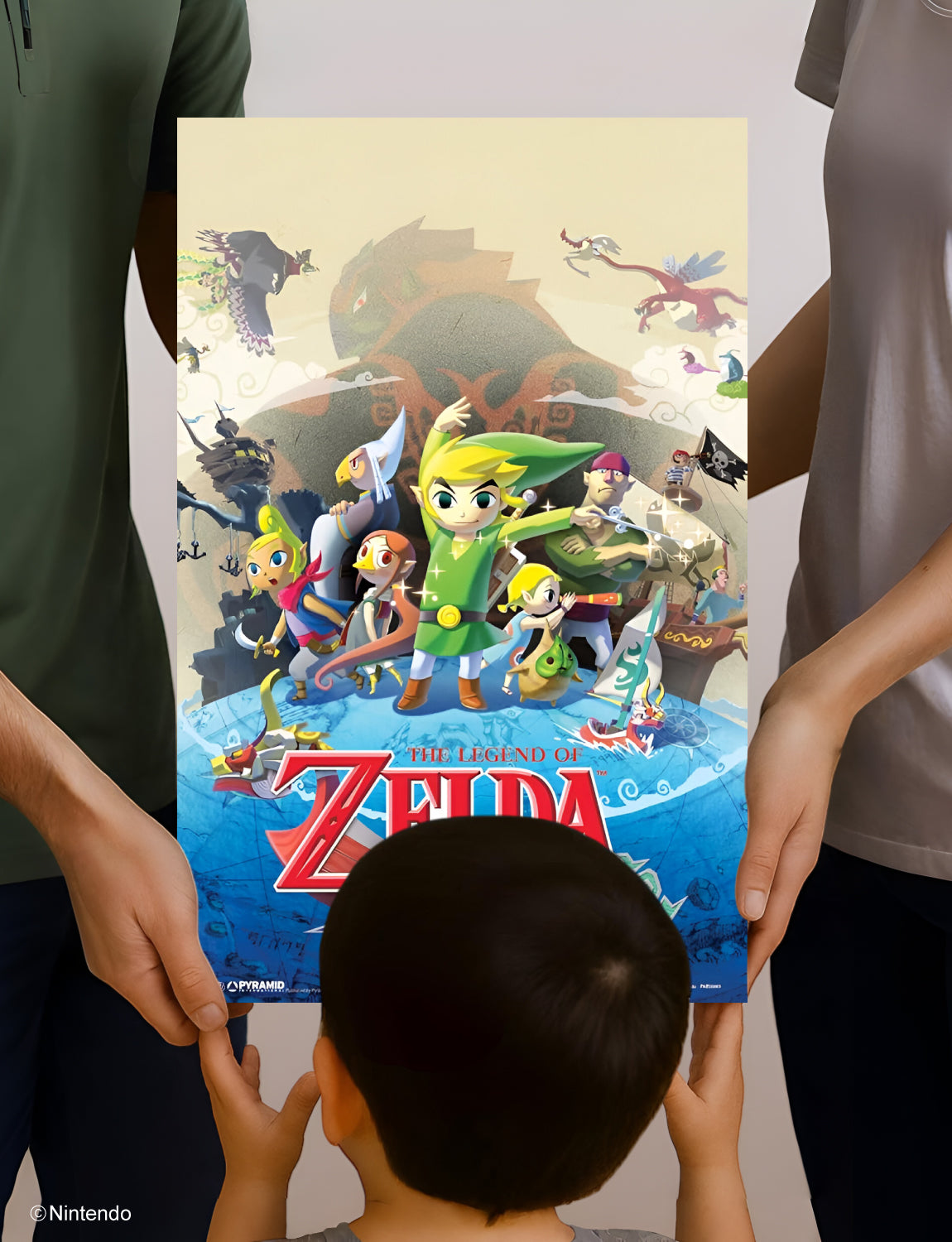 Zelda™: The Wind Waker Poster (11x17) - Official Nintendo Wall Art - alternate angle
