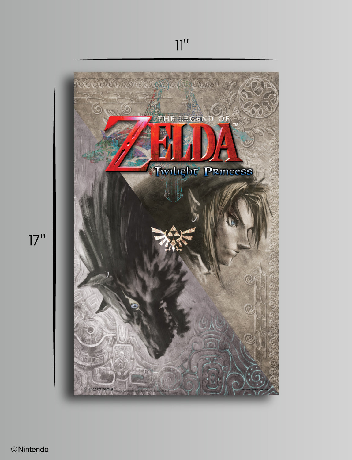 The Legend of Zelda™: Twilight Princess Poster (11x17) - Official Nintendo Art - back view