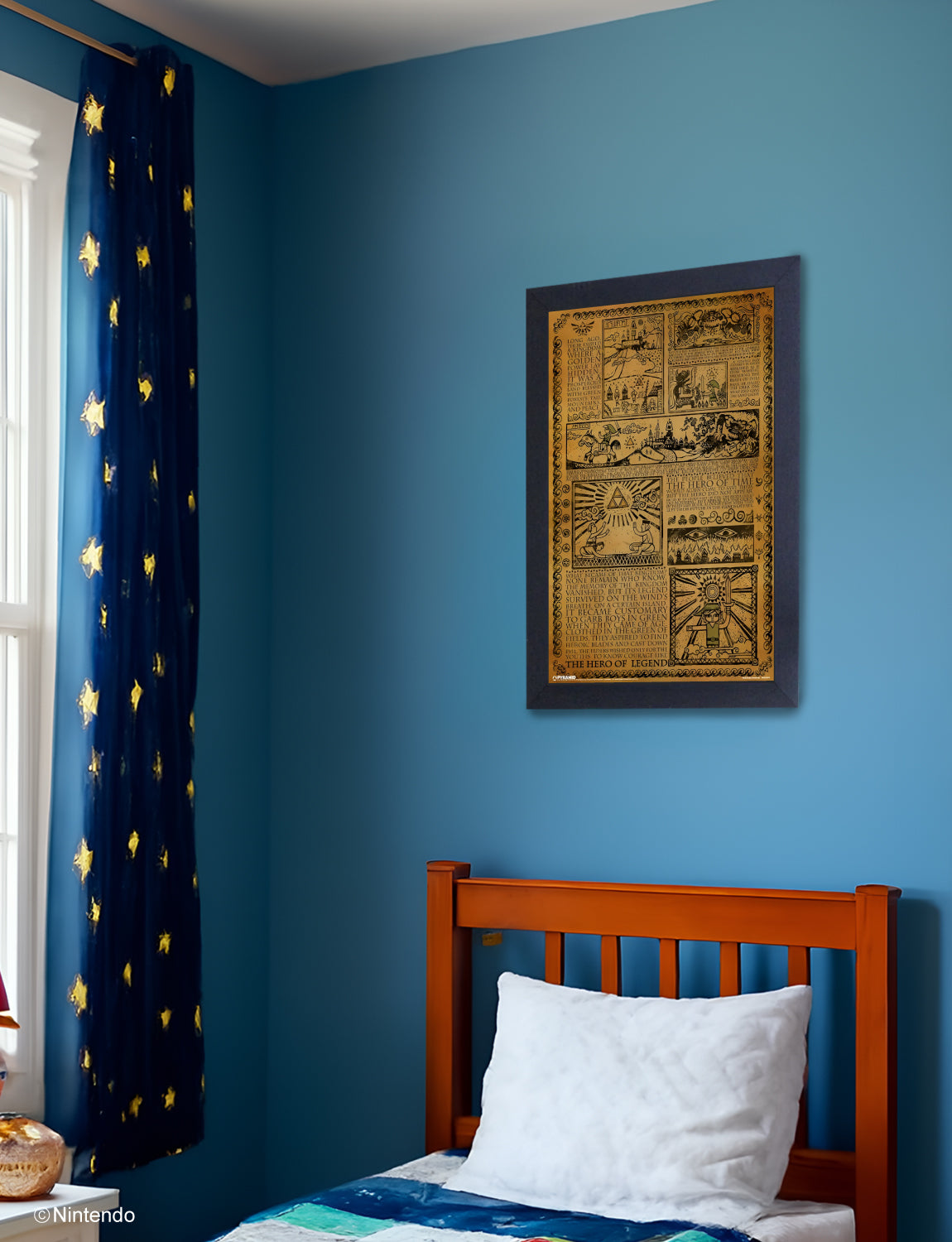 Zelda™: Story of the Hero Framed Poster (11x17) - Official Nintendo Wall Art - alternate angle