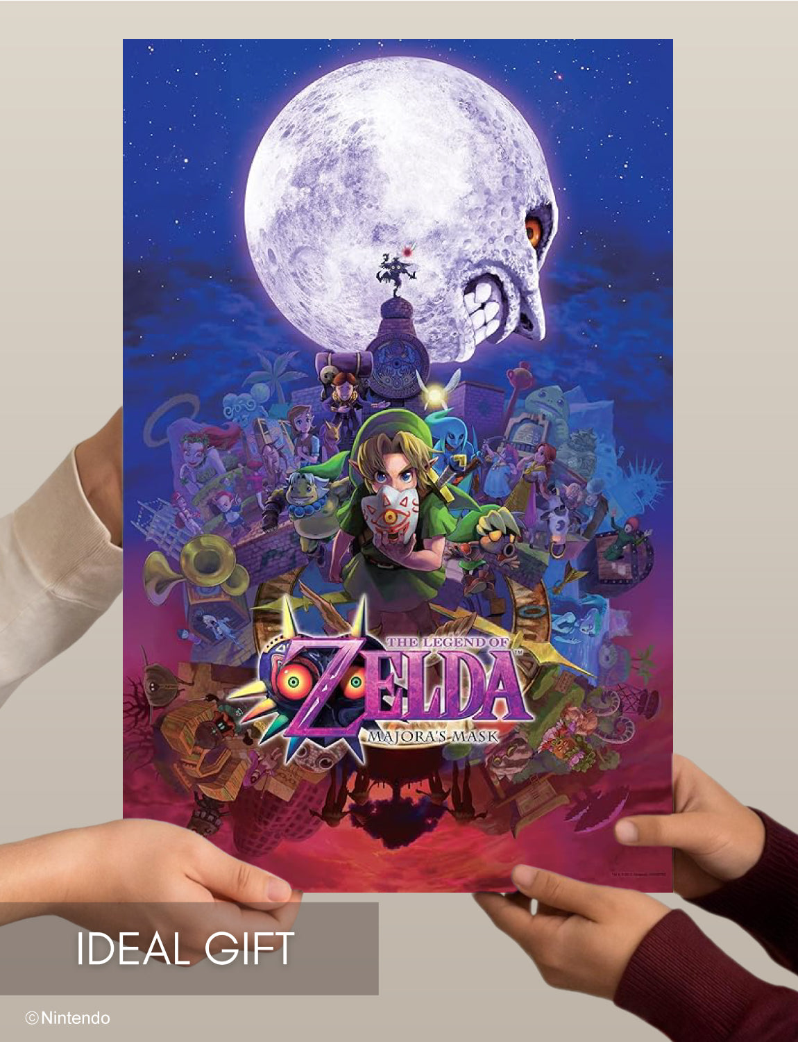 Zelda™: Majora's Mask Wall Poster (11x17) - Official Nintendo Decor - packaging