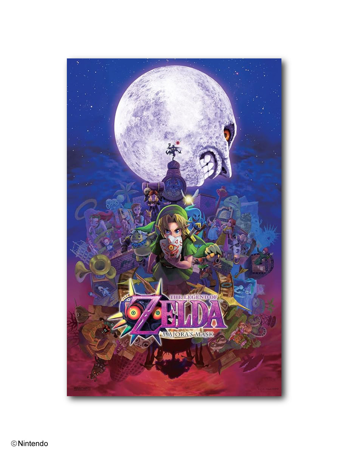 Zelda™: Majora's Mask Wall Poster (11x17) - Official Nintendo Decor - front view