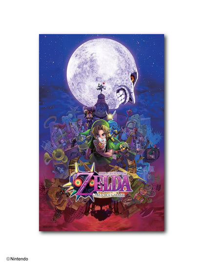 Zelda™: Majora's Mask Wall Poster (11x17) - Official Nintendo Decor - front view
