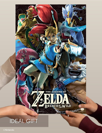 Zelda™: Breath of the Wild Poster (11x17) - Official Nintendo Art - packaging