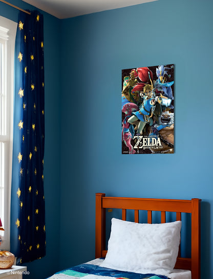 Zelda™: Breath of the Wild Poster (11x17) - Official Nintendo Art - detail close-up