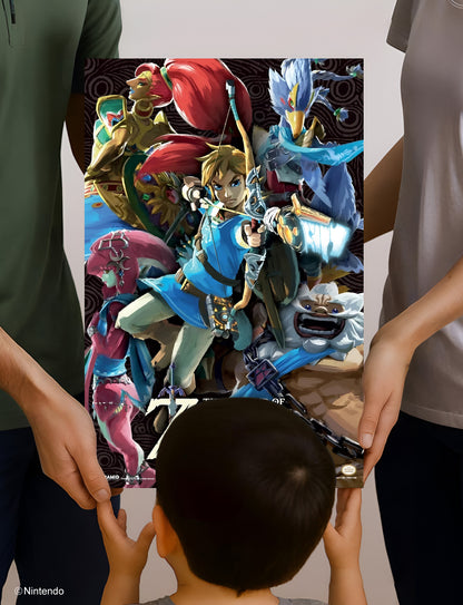 Zelda™: Breath of the Wild Poster (11x17) - Official Nintendo Art - alternate angle