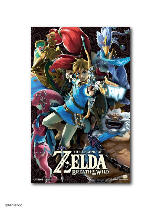 Zelda™: Breath of the Wild Poster (11x17) - Official Nintendo Art - front view
