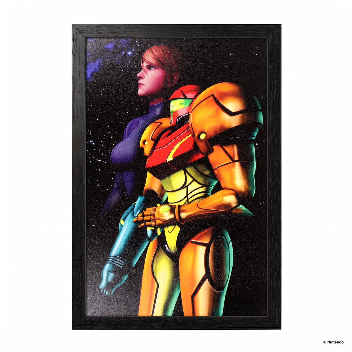 Metroid - Samus Space – 11" x 17" Framed Gel-Coat Print