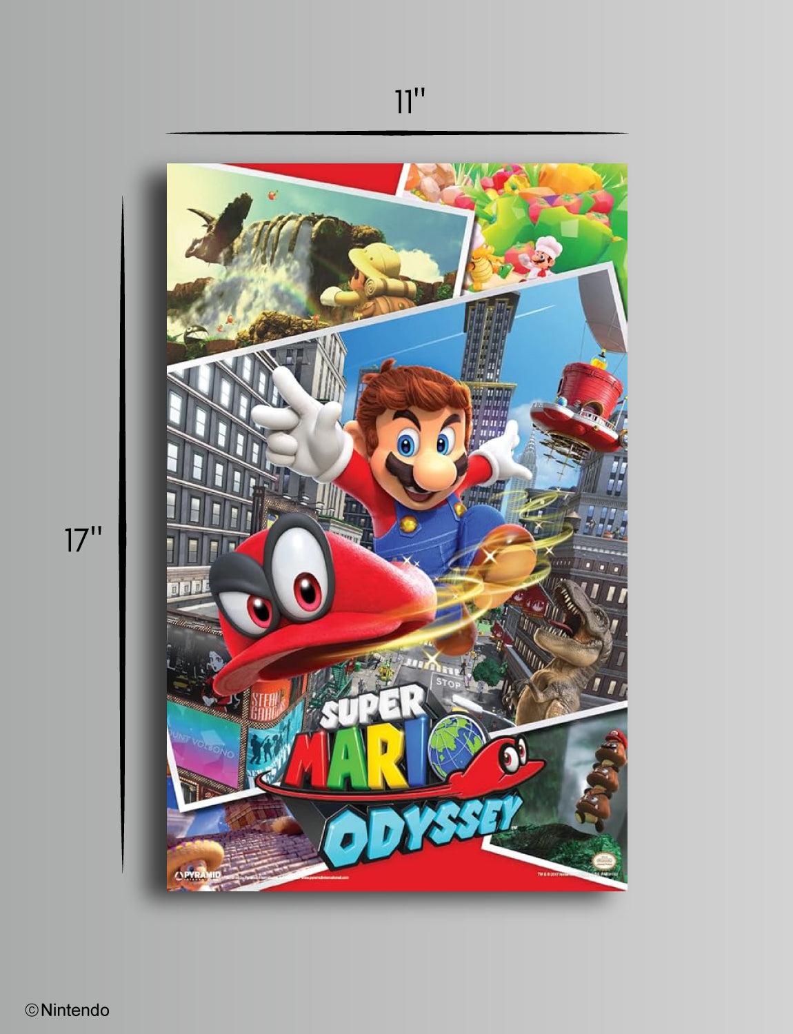 Super Mario Odyssey™ Poster (11x17) - Official Nintendo Wall Art - back view