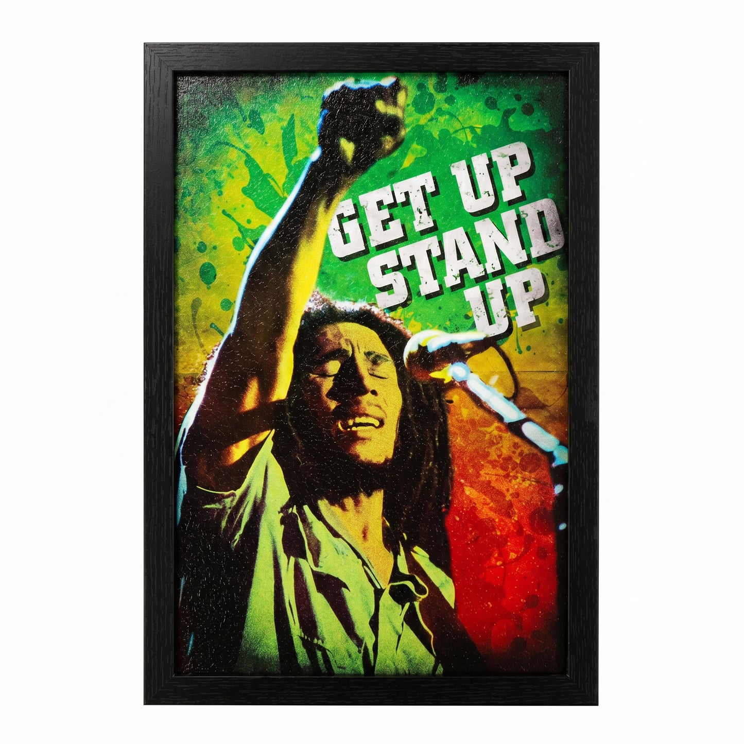 Bob Marley - Get Up, Stand Up - 11x17 Framed Gel Coat